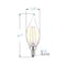 Luxrite CA11 LED Bulbs 4W (40W Equivalent) 400LM 5000K Bright White Dimmable E12 Candelabra Base 24-Pack LR21579-24PK - alternate 6